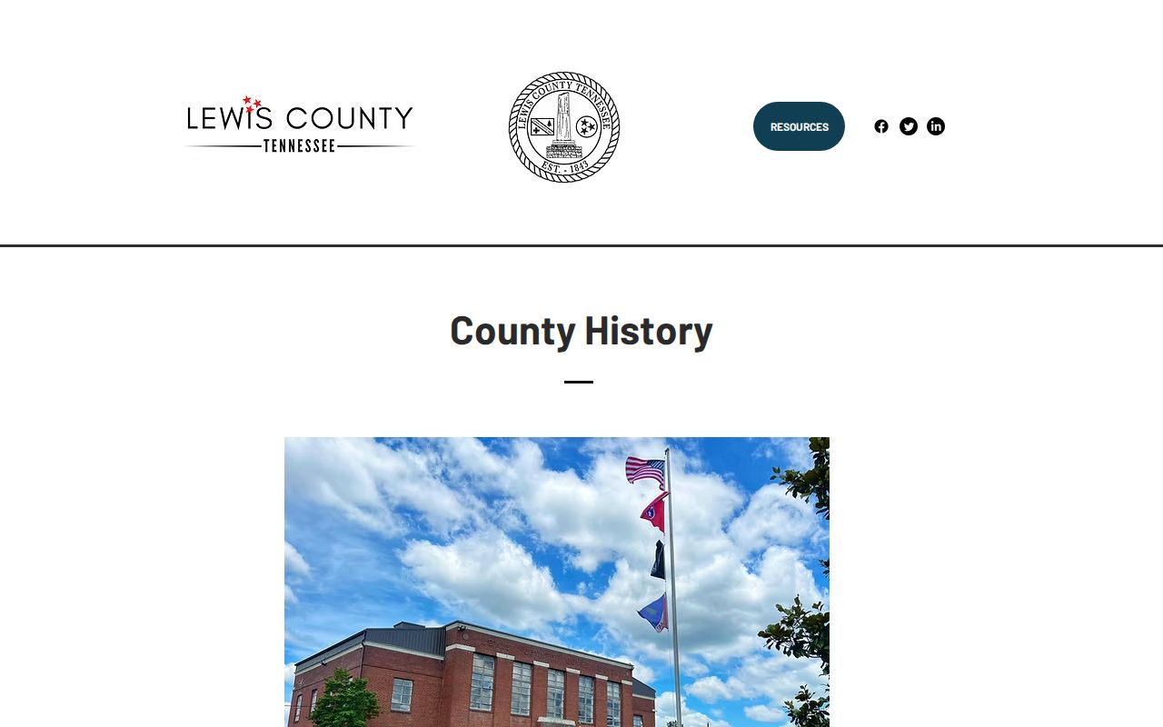 Lewis County court docket history and courthouse chronology